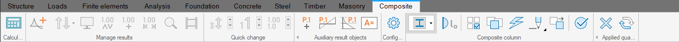 Composite design tab