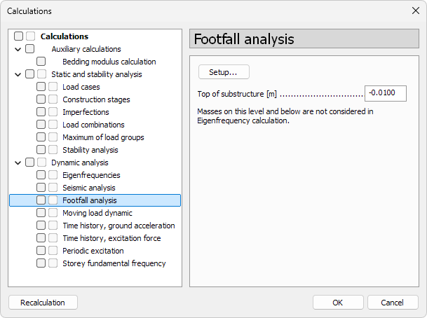 Footfall analysis