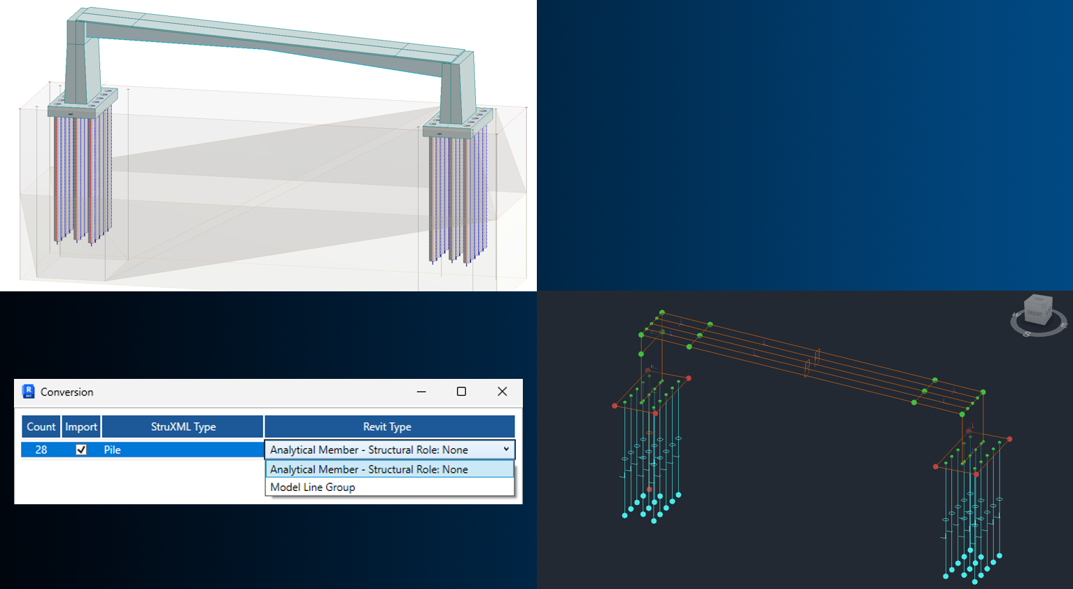 Importing piles into Revit