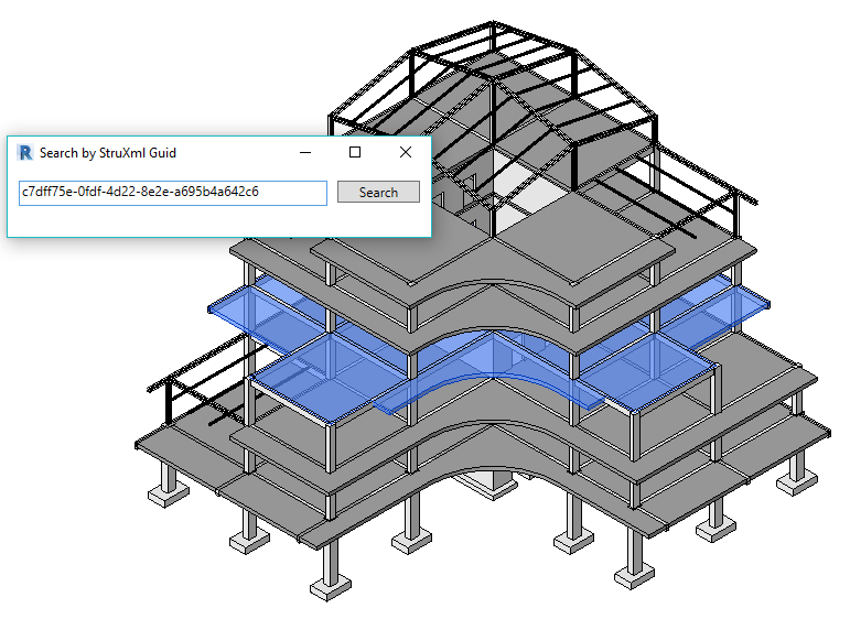 Guid Search dialog in Revit