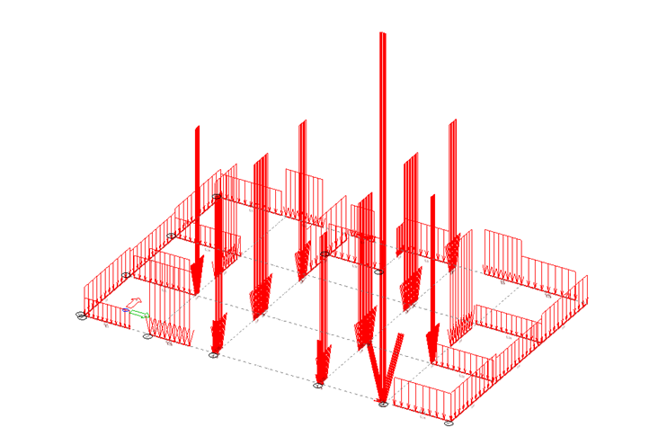 Reactions exported as loads in FEM-Design
