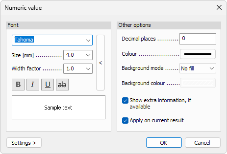 Automatic numeric values – Numeric value