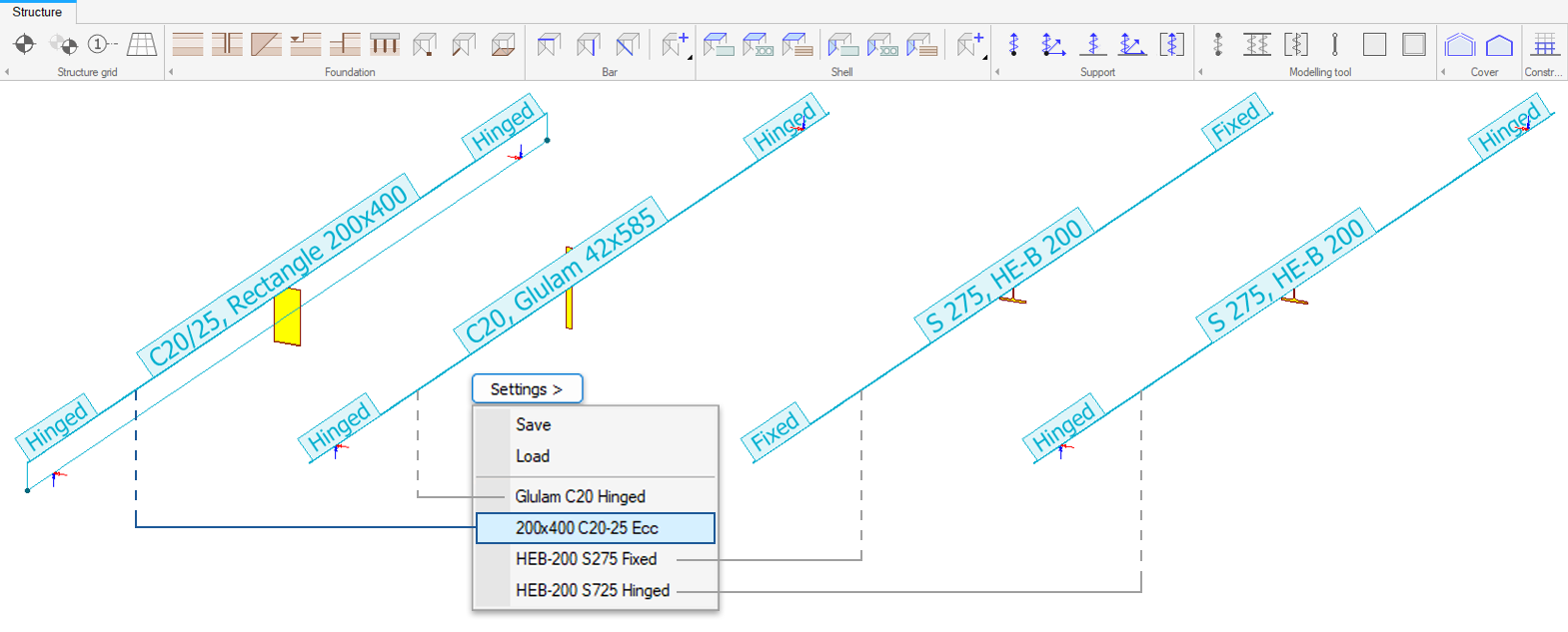 Structural object templates