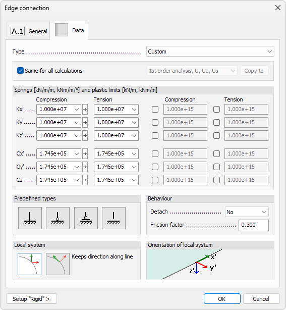 Edge connections tab